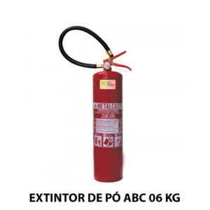 EXTINTOR DE PÓ ABC 06 KG