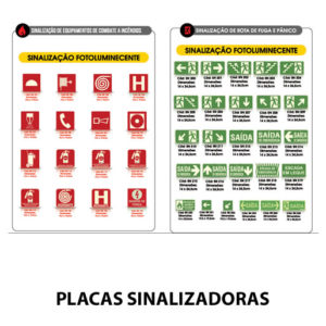 PLACAS SINALIZADORAS